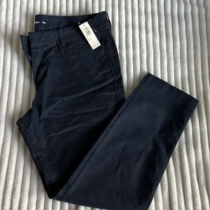 Blue women size 8 petite navy blue pants